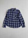 Tommy Hilfiger Plaid Flannel Shirt Blue Green (S)
