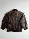 Adventure Bound Leather Bomber l  Dark Brown, Wilsons (M/L)