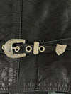 Dakota Concho-Button Leather Vest (XL)