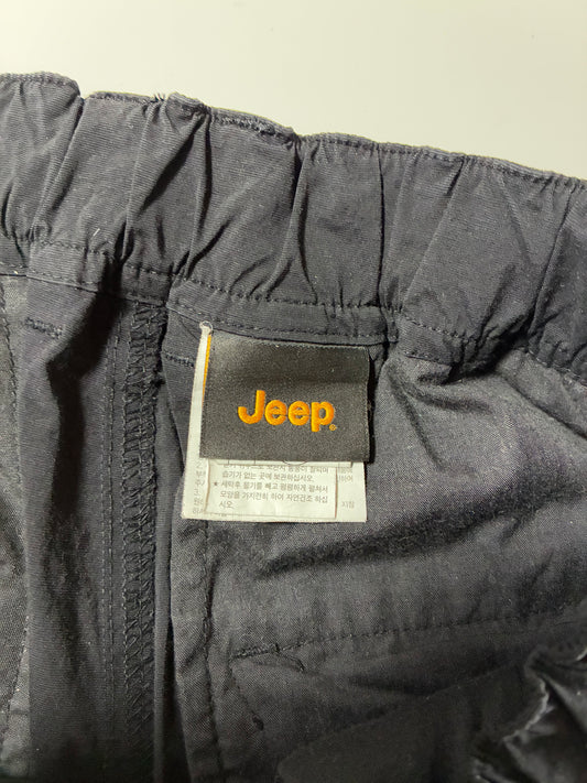 Jeep Black Utility Cargo Shorts (W:26) (L:19)