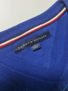 Tommy Hilfiger Royal Blue V-Neck Knit Sweater (M)