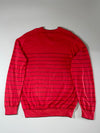 Nike Golf Red Striped V-Neck Sweater (2XL)