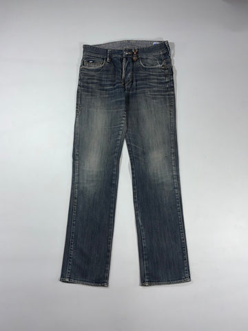 GAS Jeans Vintage Wash Straight Leg Denim Jeans (W:31) (L:41)