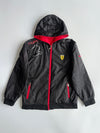 Puma x Ferrari Black Hooded Racing Jacket (L/XL)