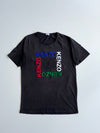 Kenzo Multicolor Tiger Logo Graphic T-Shirt – Black (M)