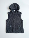 Nike Sherpa Fleece Hooded Vest – Black (XXS)