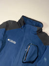 Vintage Columbia Titanium Navy Black Hooded Ski Jacket (XL)