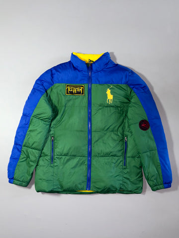 Polo Ralph Lauren Big Pony Colorblock Puffer Jacket (L)