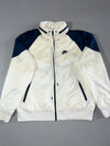 Nike Windrunner Cream & Navy Windbreaker Jacket (XL)