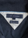 Tommy Hilfiger Navy Quarter-Zip Premium Cotton Sweater (S)