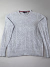 Tommy Hilfiger Shirt Collar Insert Knit Sweater (S/M)