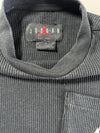 Jordan Brand Est. 1985 Waffle-Knit Mock Neck Long Sleeve Pocket Tee (L)