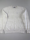 Tommy Hilfiger Heather Grey Crewneck Knit Sweater (2XL/3XL)