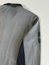 Reebok "Hard Rep Killer" Full Zip Track Jacket – Grey/Black (L)