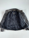 Vintage Hein Gericke Distressed Black Leather Belted Moto Jacket (M)