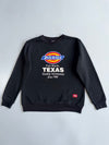 Dickies Fort Worth Texas Workwear Sweatshirt | Black Crewneck (M)