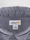 Carhartt Imperial Embroidered Workwear Shirt – Washed Charcoal Grey (XL)