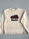 Roots Canada Embroidered Logo Crewneck Sweatshirt – Cream (M)