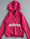 Adidas | Pink Logo Hoodie | (S)