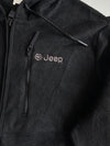 Jeep Black Zip-Up Hooded Fleece Jacket (XL)