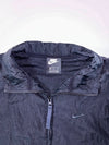 Nike Black & White Big Swoosh Windbreaker Jacket (M)