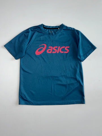 ASICS Logo Performance T-Shirt – Teal Blue (M)