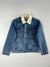 Levi’s Sherpa-Lined Denim Trucker Jacket Blue (M)