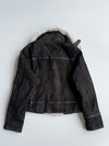 Marc O’Polo Denim | Shearling Collar Leather Jacket Black women’s (M)