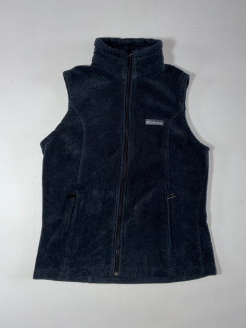 Columbia Sportswear Vintage Full-Zip Fleece Vest – Black Women’s (XS)