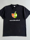 Vintage Heavy Cotton Black Graphic Tee (M)