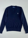 Polo Ralph Lauren Navy V-Neck Sweater (S)