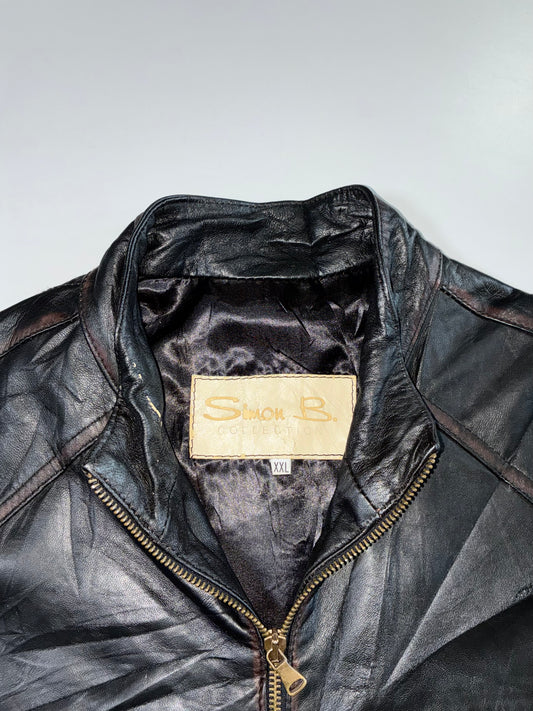 Simon B Premium Original Leather Jacket (XL)