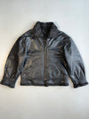 ZWinlit Super Premium Original Pure Leather Jacet (fur inside )(XL)