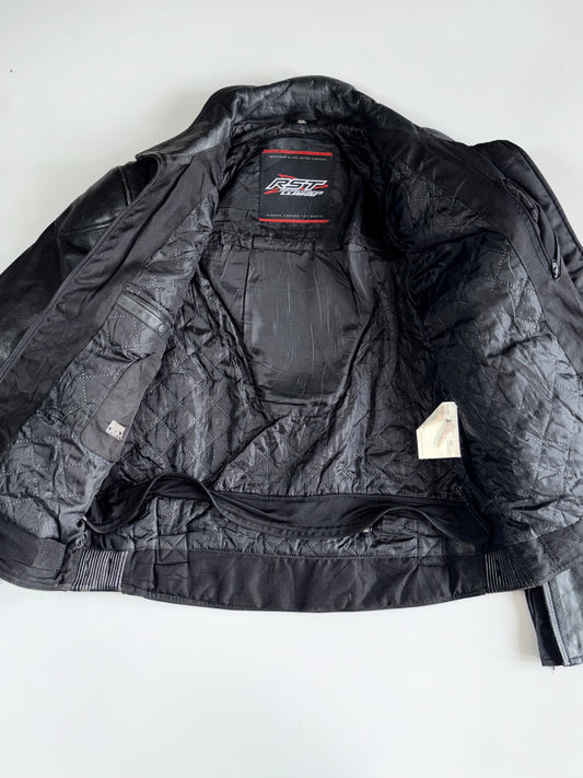 RST UK Vintage Pure Leather Moto Racing Jacket (XL)