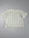 Polo Ralph Lauren Cable Knit Short Sleeve Sweater – Off White (M)