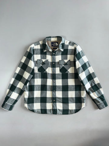 The North Face Buffalo Plaid Sherpa-Lined Flannel Shirt Jacket (XL)
