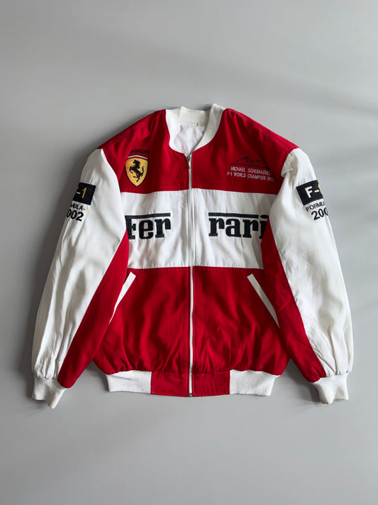 Vintage Ferrari F1 Jacket Michael Schumacher World Champion 2002 Edition (XL)
