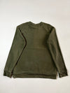 Vintage Adidas Olive Green Trefoil Crewneck Sweatshirt (L)