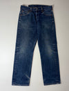 Levi’s 501 | Vintage Dark Wash Straight Jeans | (W:28)(L:37)