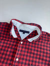 Tommy Hilfiger Plaid Button-Up Shirt – Red/Navy/Green  (2XL)