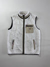Carhartt WIP White Sherpa Fleece Utility Vest (S/M)