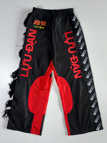Lưu Đạn Graphic Fringe Track Pants Elastic (W:28|L:39)