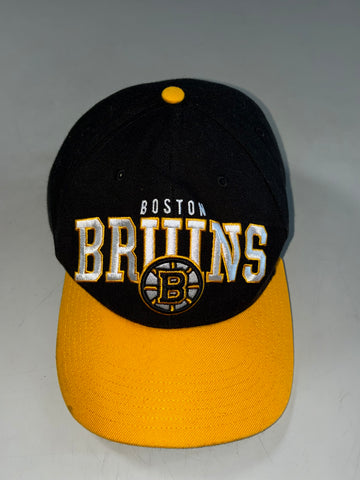 NHL Boston Bruins Black & Gold Snapback – Arch Logo, Official Licensed (Adjustable)
