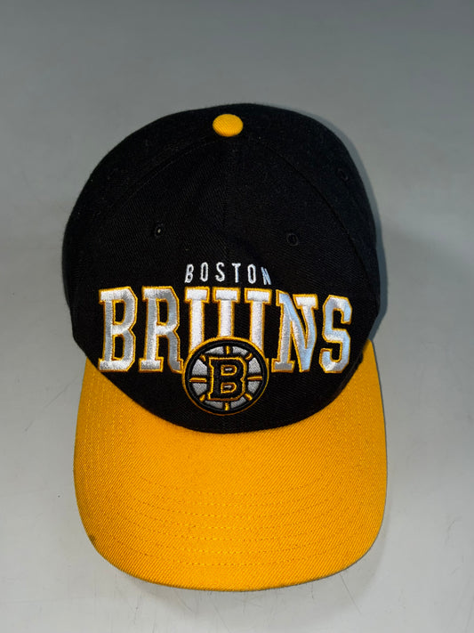 NHL Boston Bruins Black & Gold Snapback – Arch Logo, Official Licensed (Adjustable)