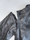 Premium Original Pure Heavy Leather Jacket with Detachable Arm (2XL)