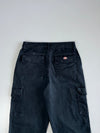Dickies Black Cargo Combat Pants (W:28|L:37)