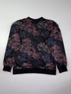 Spyder Floral Mesh Layered Pullover – Black (M)