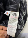 Dickies Black Hooded Puffer Vest – Orange Zip (M)