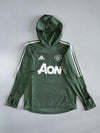 Adidas x Manchester United | AON Climawarm Training Hoodie | Olive Green (L)