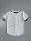 On The Eh Team” Canada Maple Leaf Baseball Jersey | White & Red (M)